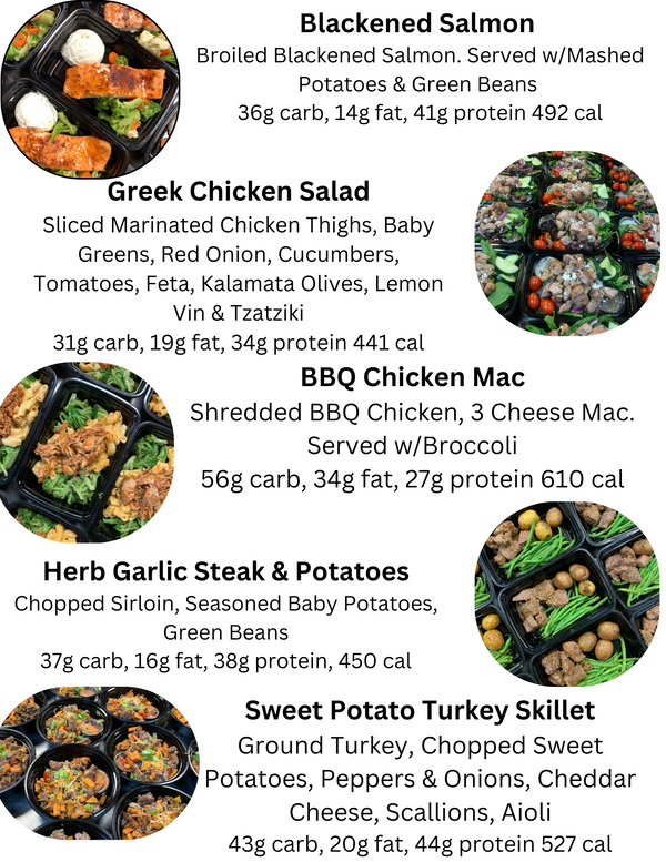 MIX & MATCH 5 WEEKLY MEALS PLAN