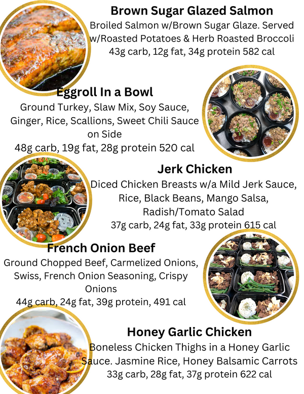 MIX & MATCH 5 WEEKLY MEALS PLAN