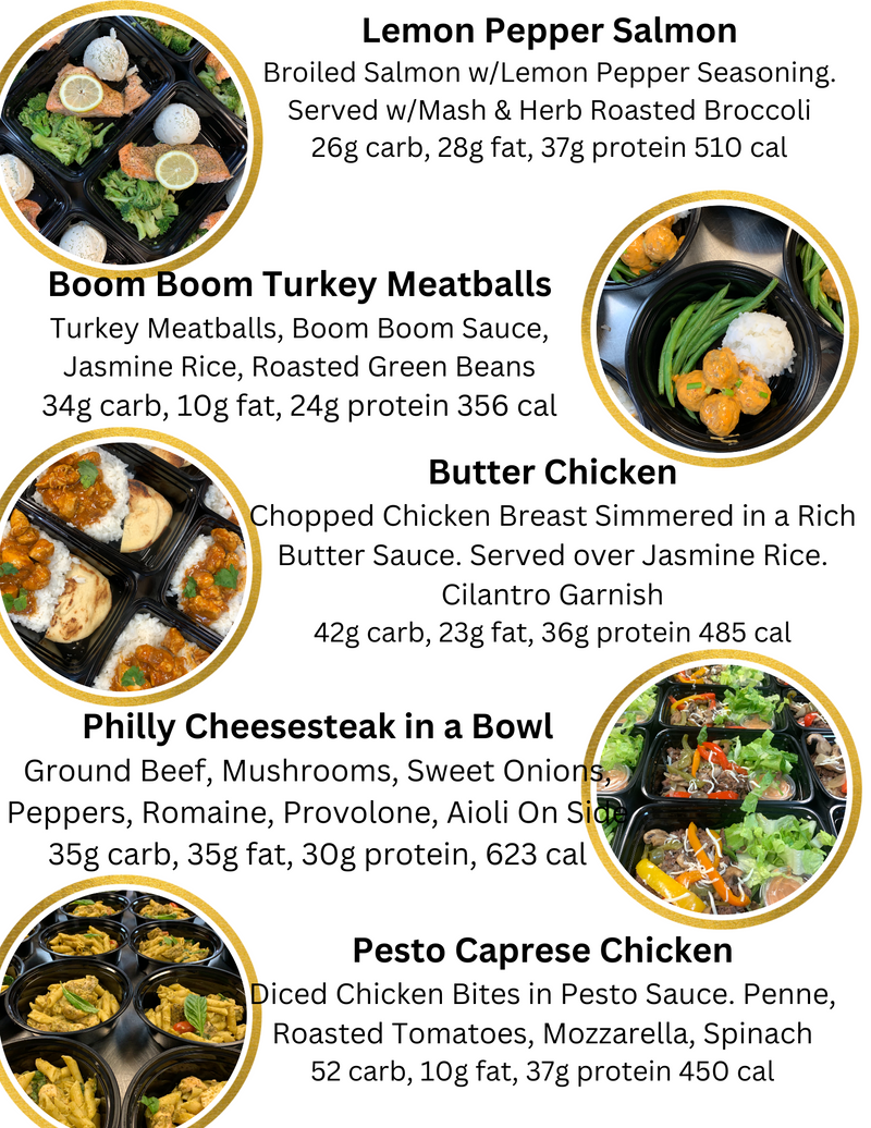 MIX & MATCH 5 WEEKLY MEALS PLAN