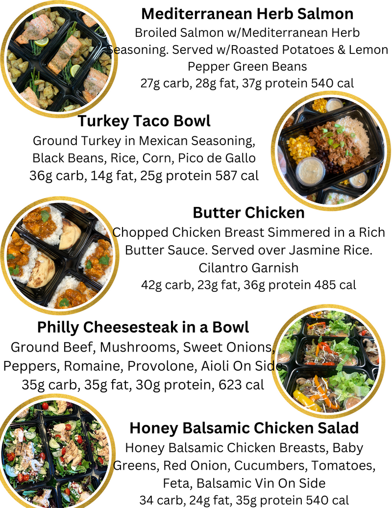 MIX & MATCH 5 WEEKLY MEALS PLAN